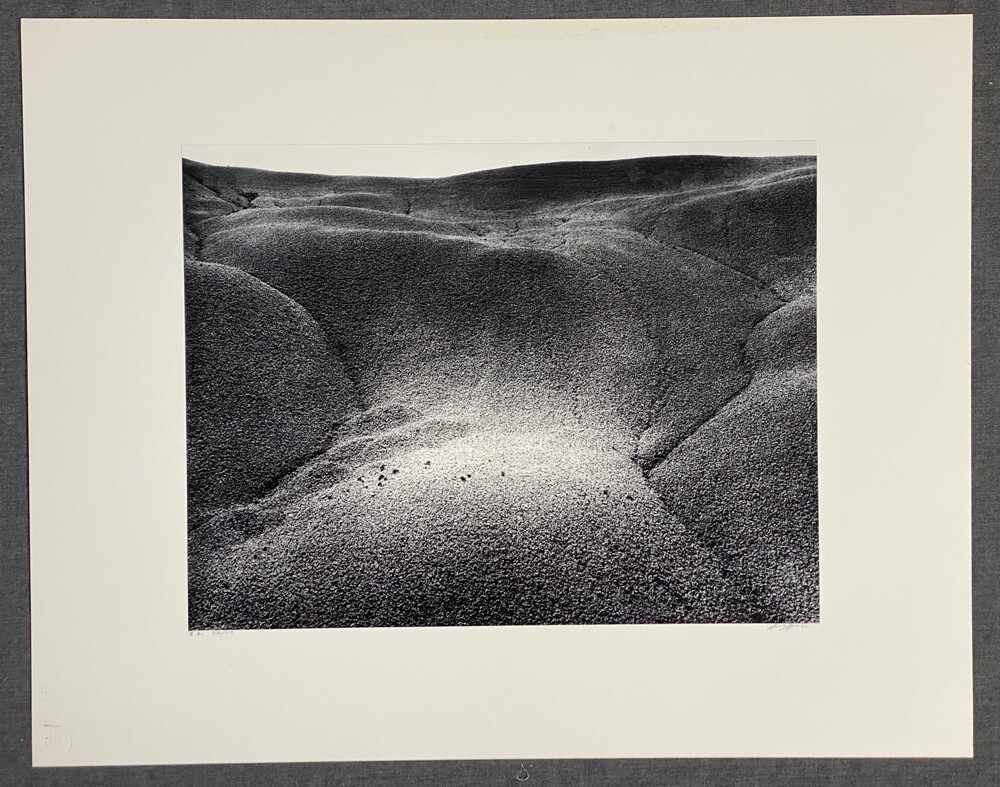 Ansel Adams Signed Black and White Photograph Mudhills, Arizona, 1947 Limited…
