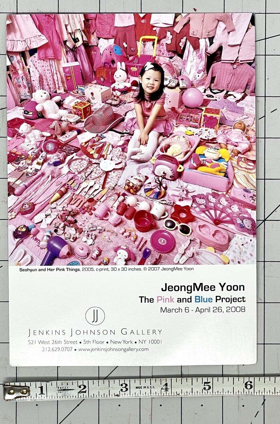 JeongMee Yoon (b. 1969) Art Announcement Card 2007 – The Pink & Blue Project