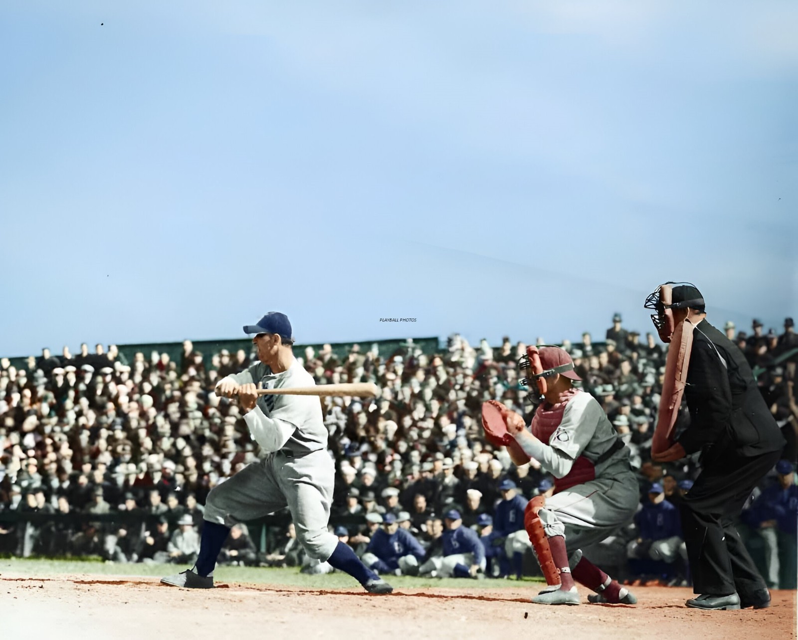 gehrig-lou-spring-training 8×10 Colorized Print-FREE SHIPPING