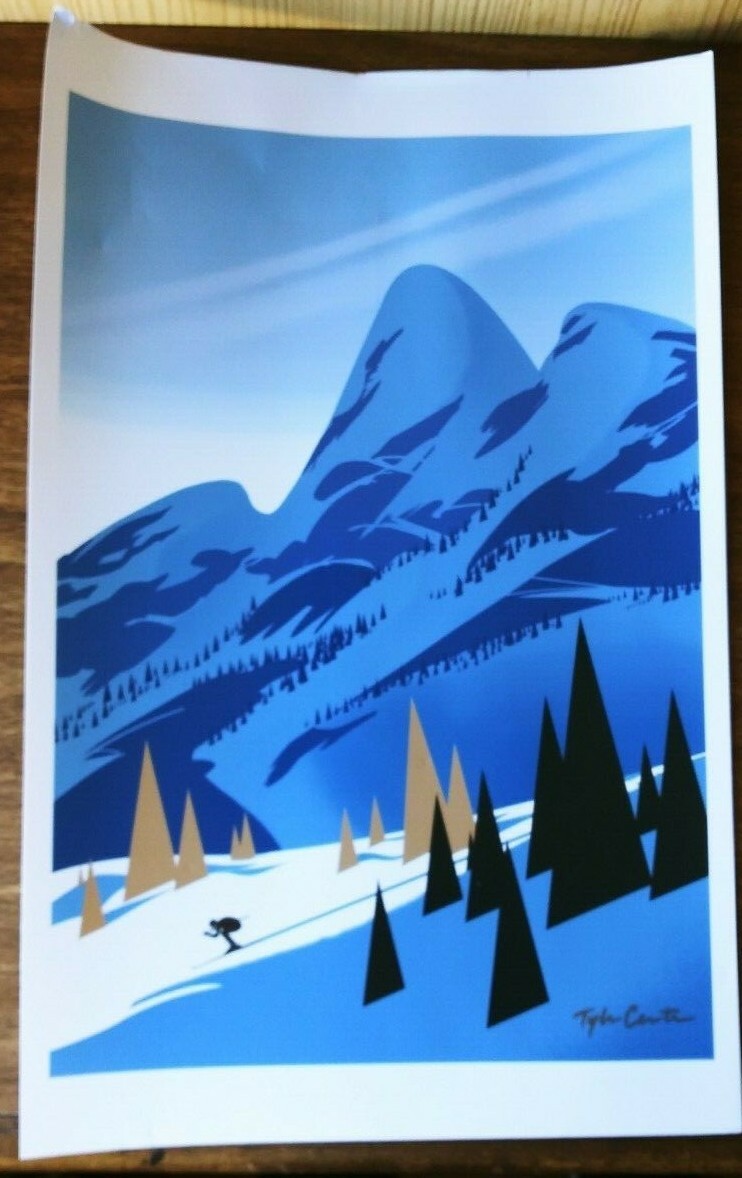 TY CARTER “WASATCH ROCKIES” FUJICOLOR CRYSTAL ARCHIVE ART PRINT.