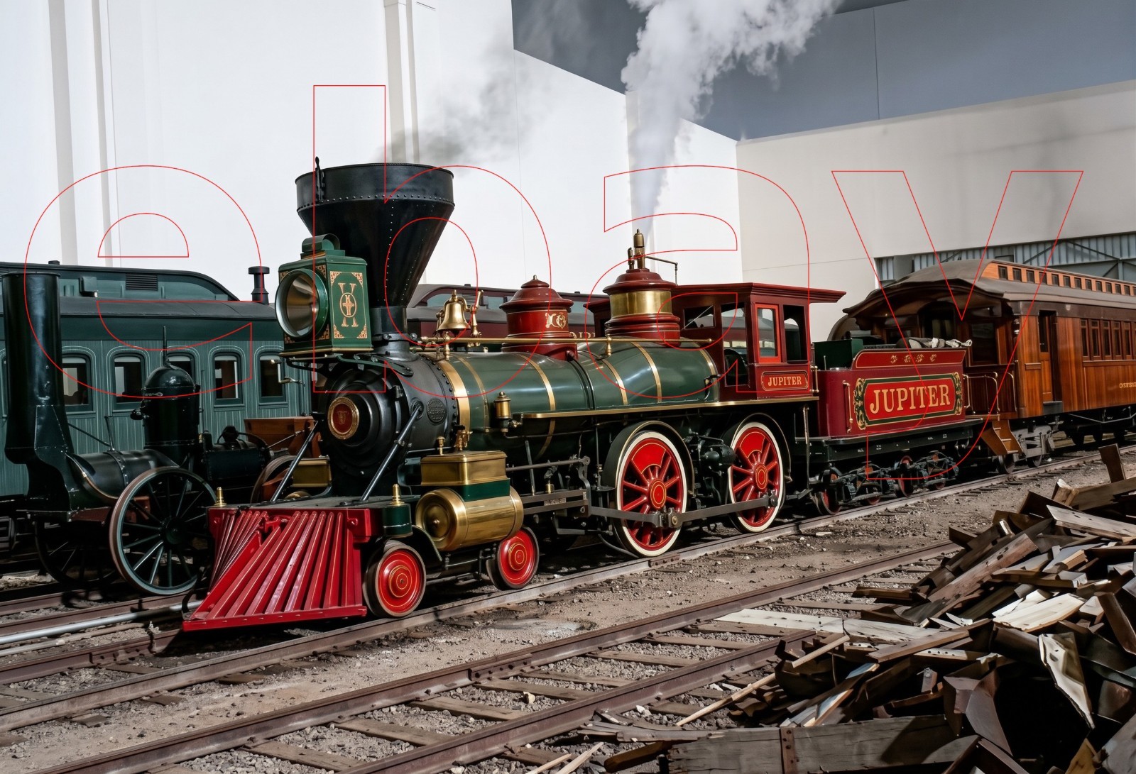 Photo Art Print of the Jupiter 4-4-0 American at the New York World’s Fair 1939