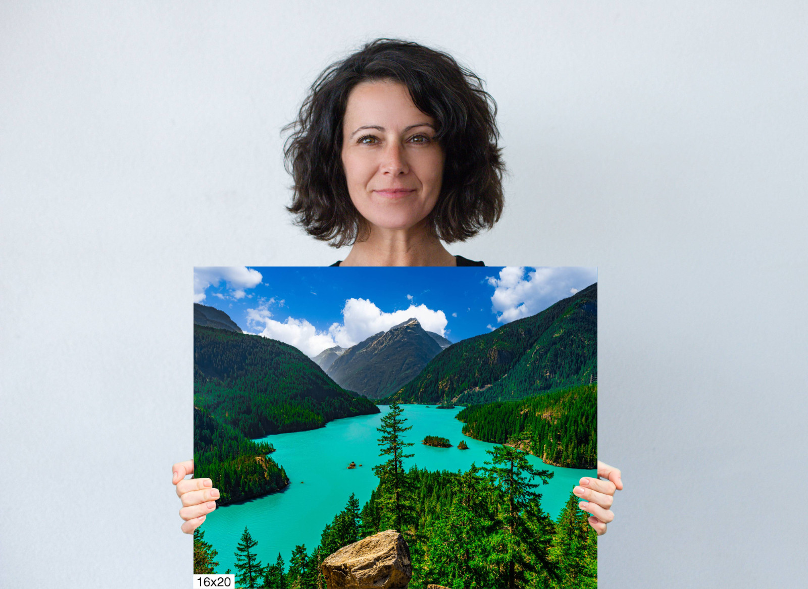 Diablo Lake Print: North Cascades National Park Washington Photography Wall Art