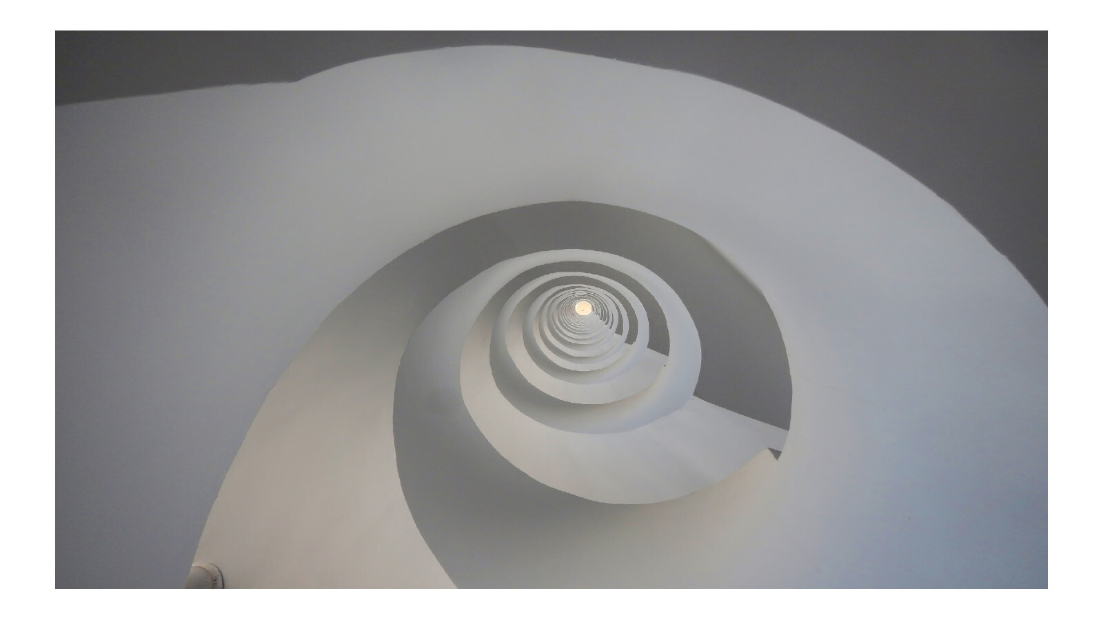 Spiral White Stairs Up, High Resolution Image, Many Formats, TV Art