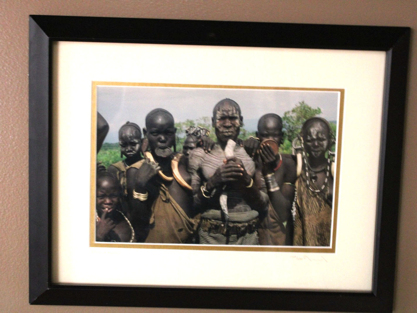 Rare Jimmy Nelson Photograph Mursi Tribe Ethiopia Signed Framed 18×14 #d 140/250