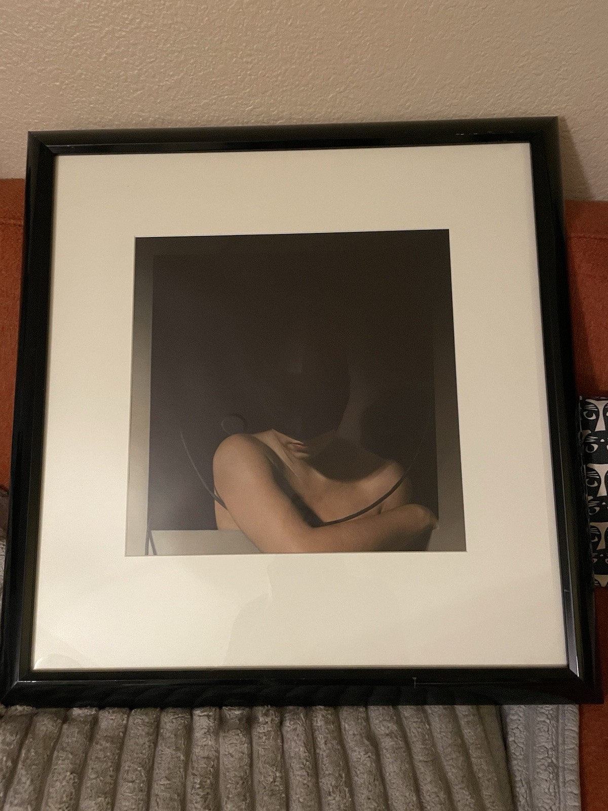 Susan Fenton , Original Art Piece Framed “Draped Arm” 2000 15“ X 14.5” ￼Gelatin