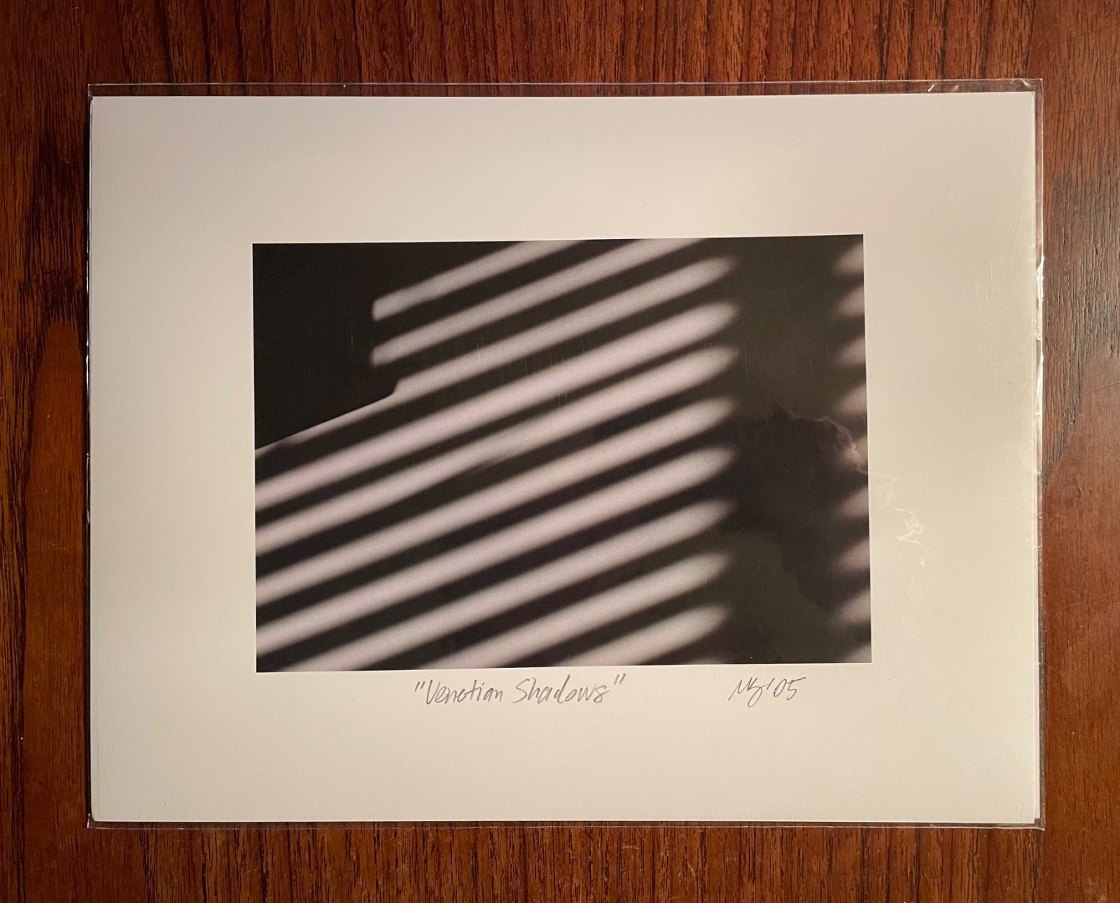 Original photographic print “Venetian Shadows” by Michael Blumenstock
