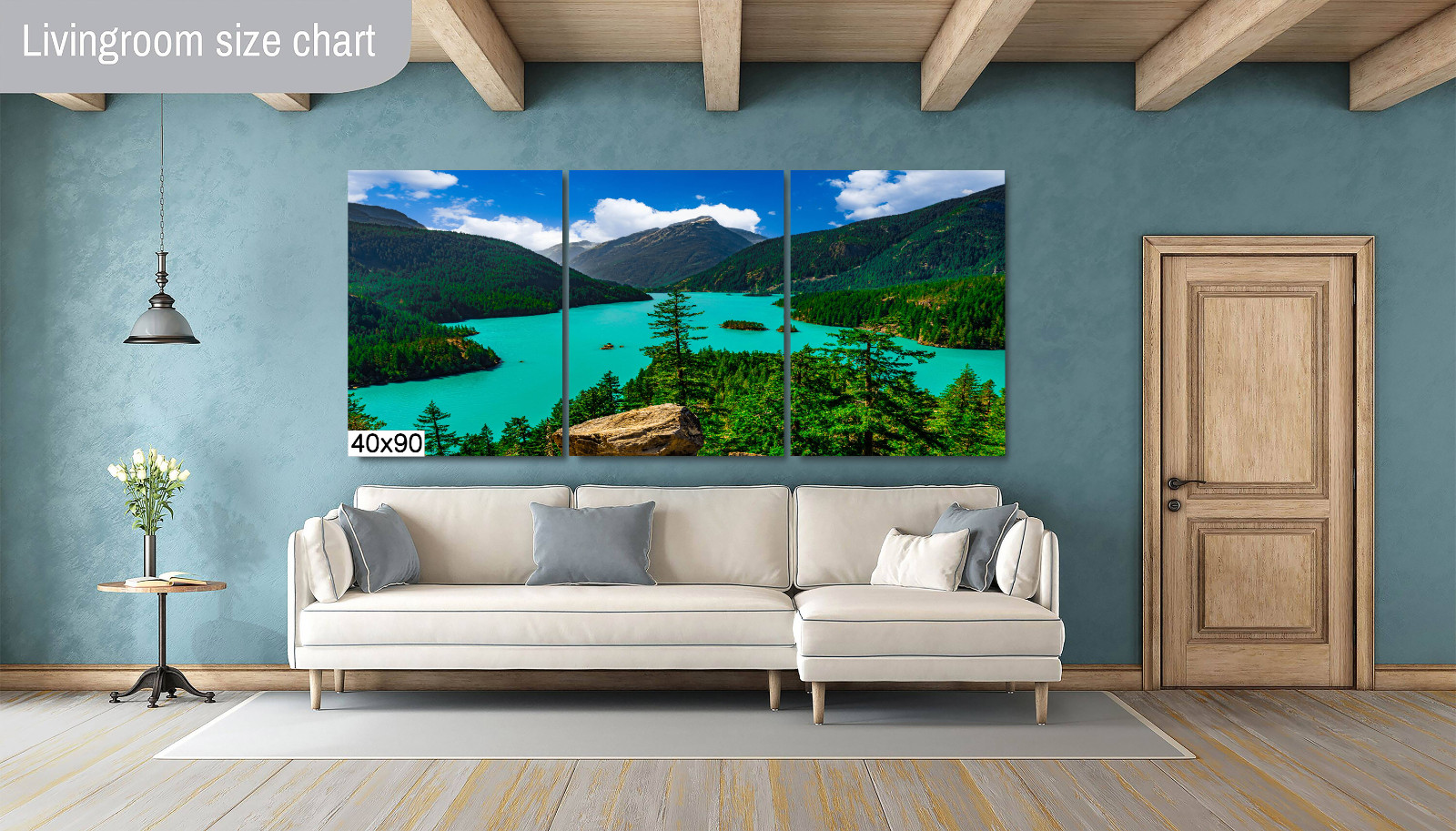 Diablo Lake Print: North Cascades National Park Washington Photography Wall Art