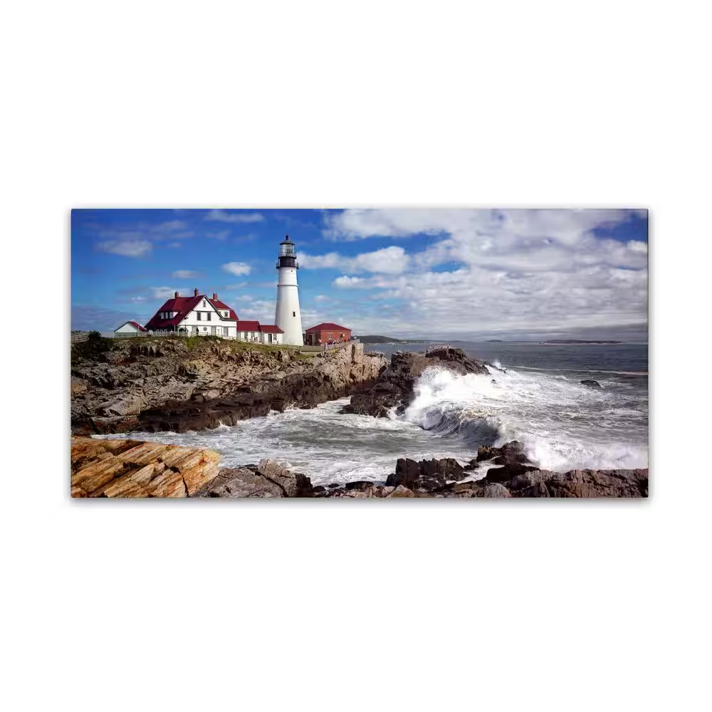 Portland Head Light by Mike Jones Photo Travel Wall Art 24 In. X 47 In.