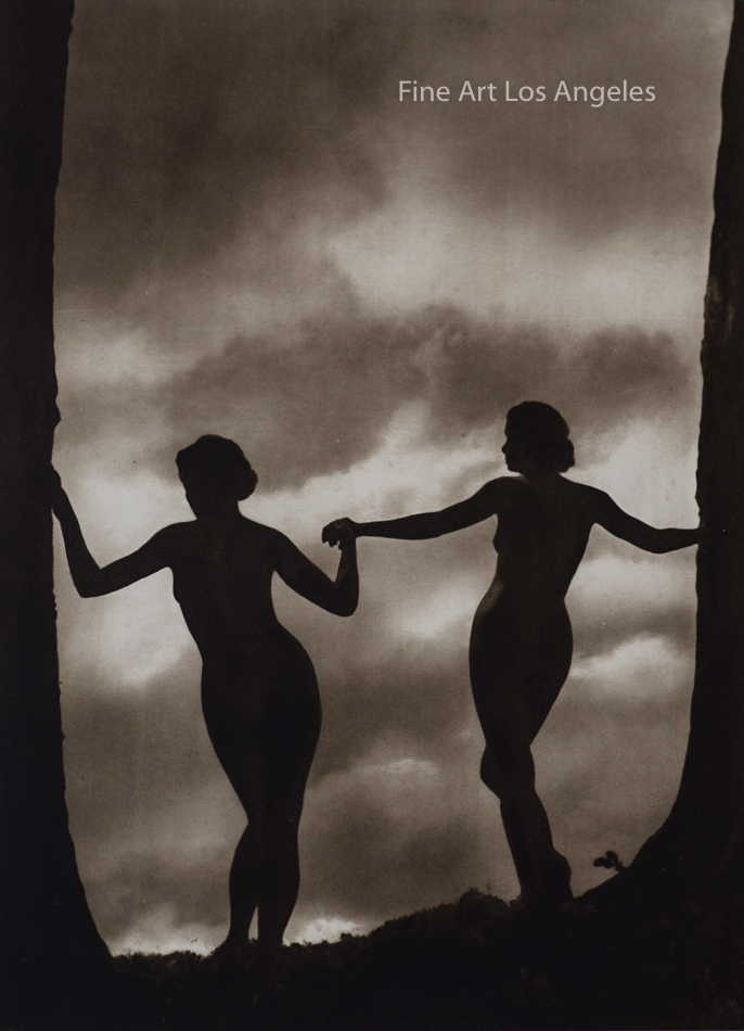 Walter Bird Photo “Silhouette” 1938, Original Vintage Photogravure