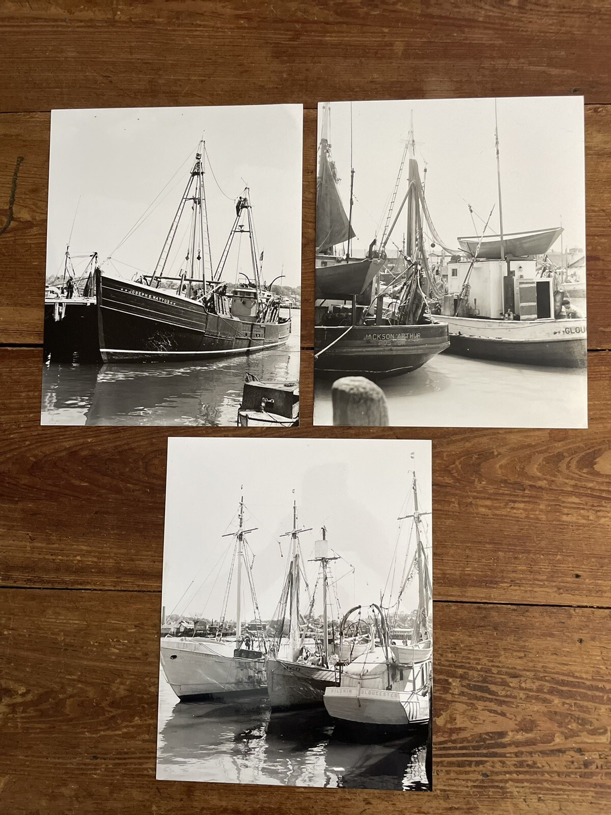Lot 3 of Antique New England Fishing Boats – Joseph Mattos – Jackson Arthur, Etc
