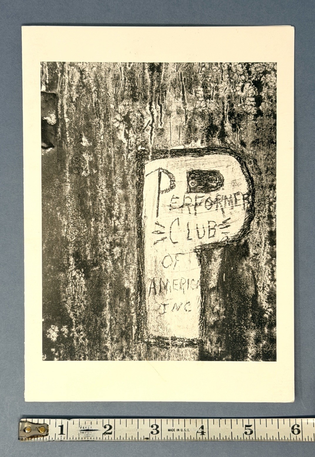 Aaron Siskind Group Art Show Announcement Card 1996 – Chicago Photography