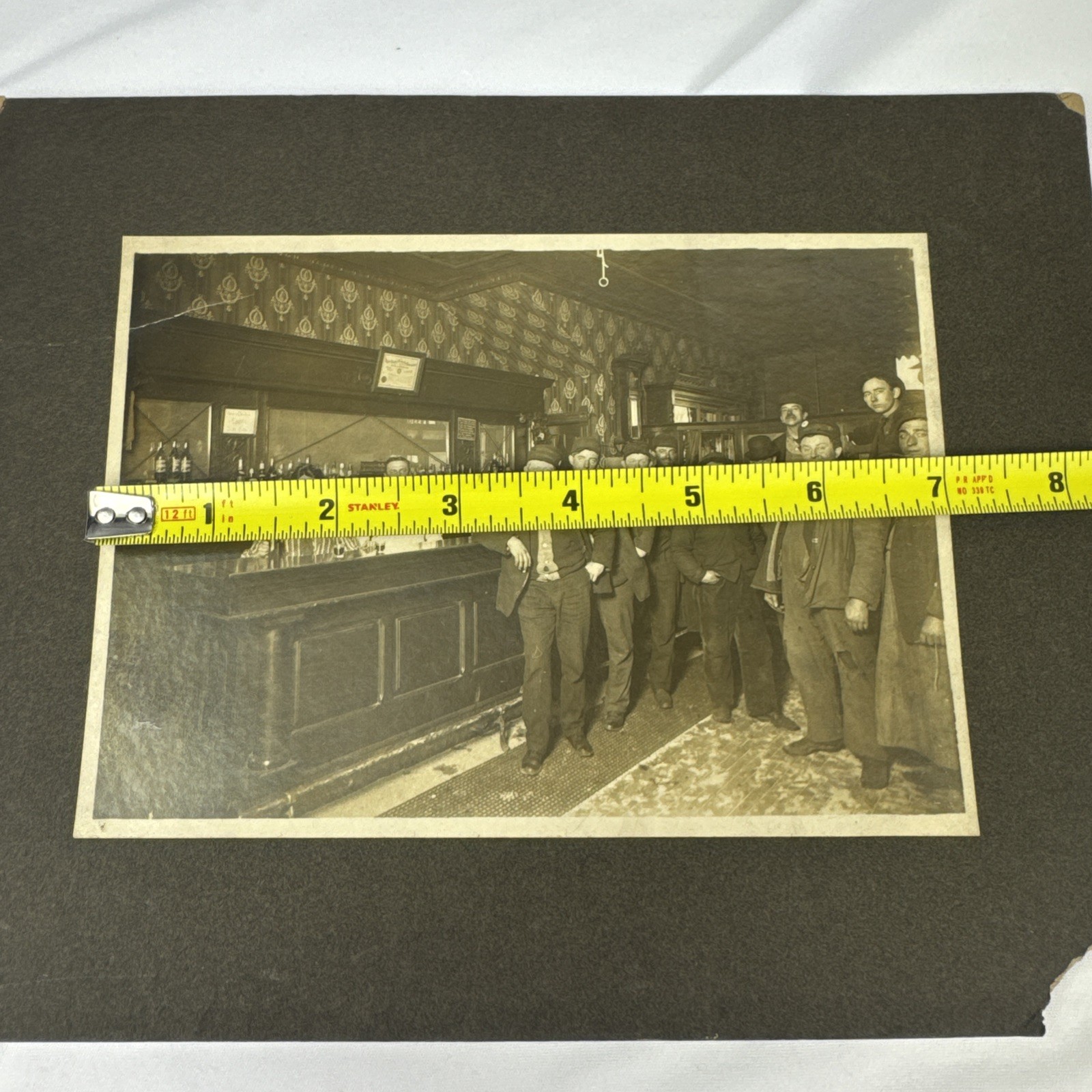 Vintage Early 1900’s Restaurant / Pub Owners Bartenders & Customers Photograph
