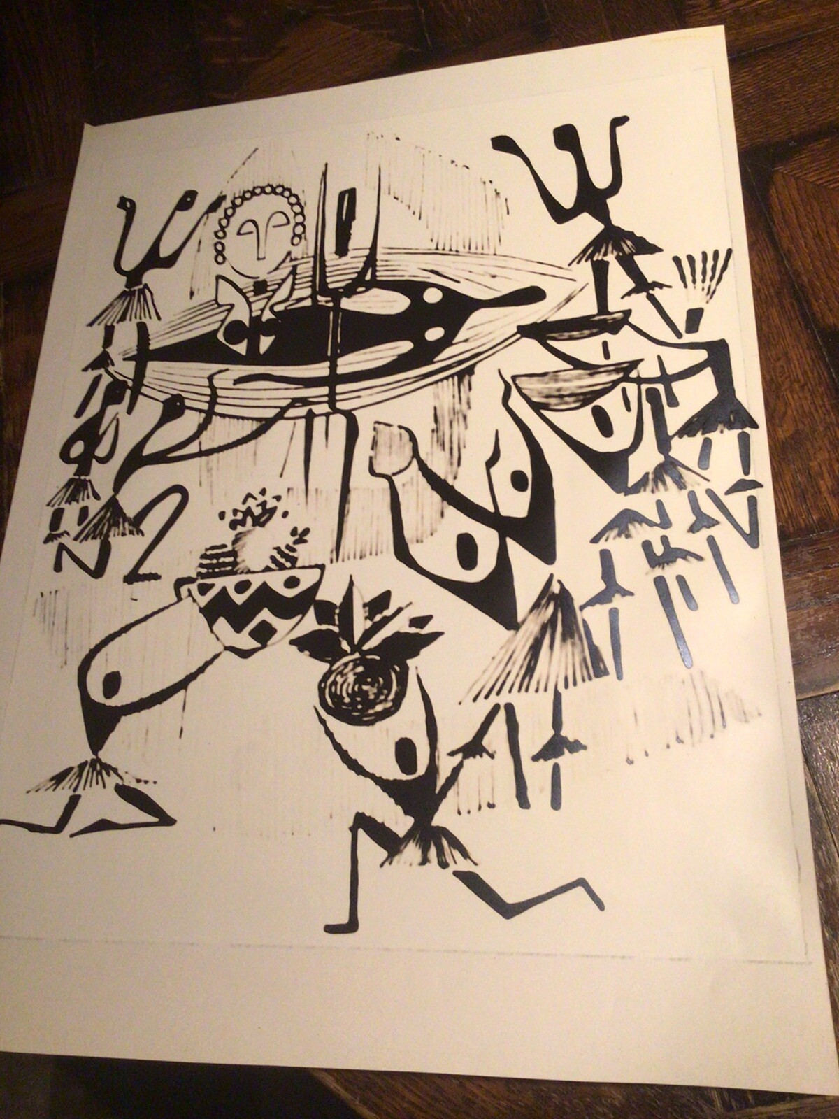 vintages 60’s Silver Gelatin PHOTOGRAPH modern art PRINT contemporary Design