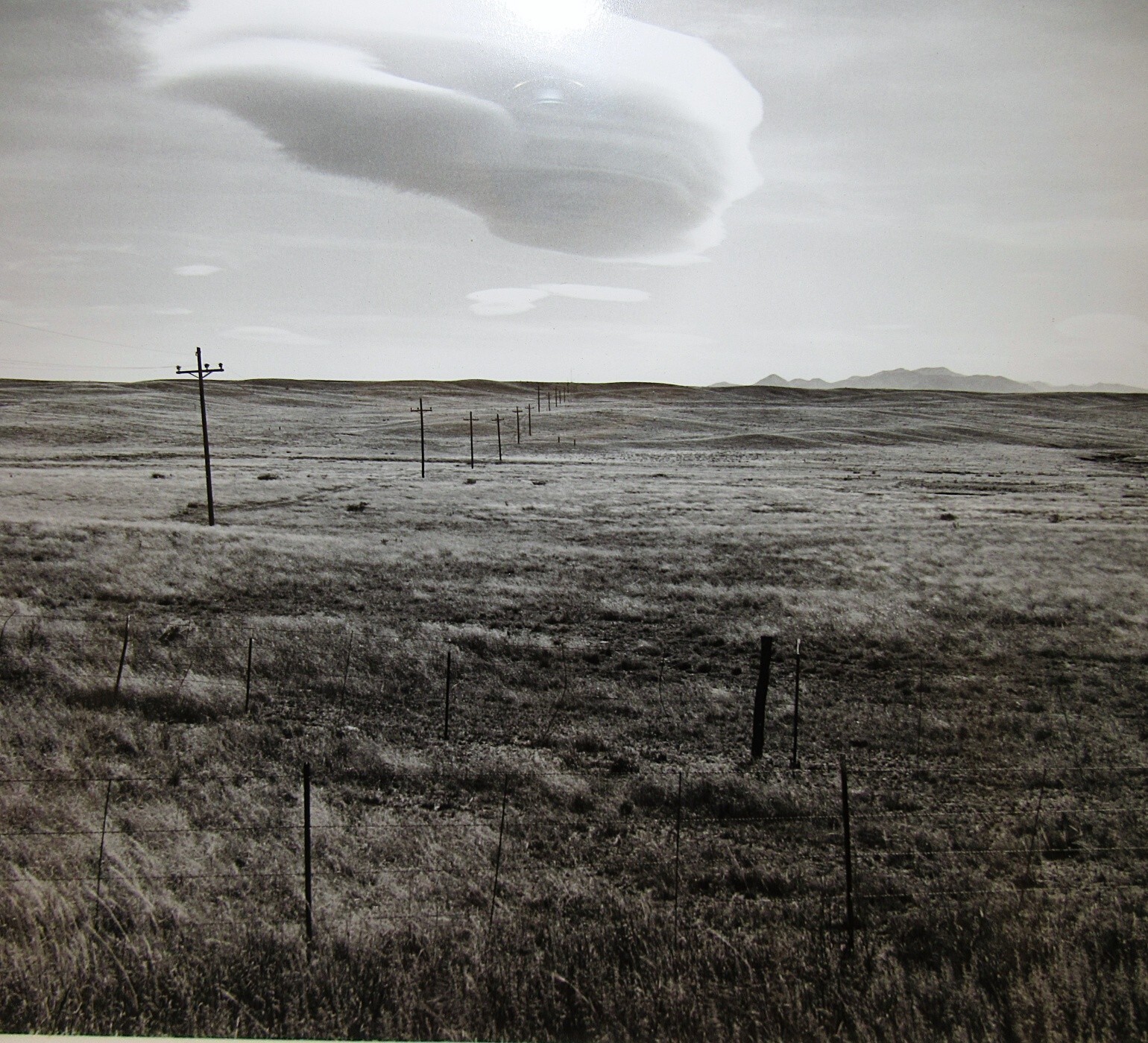 David Grant Noble Signed 1989 Photograph of Arizona Plains Listed New Mexico
