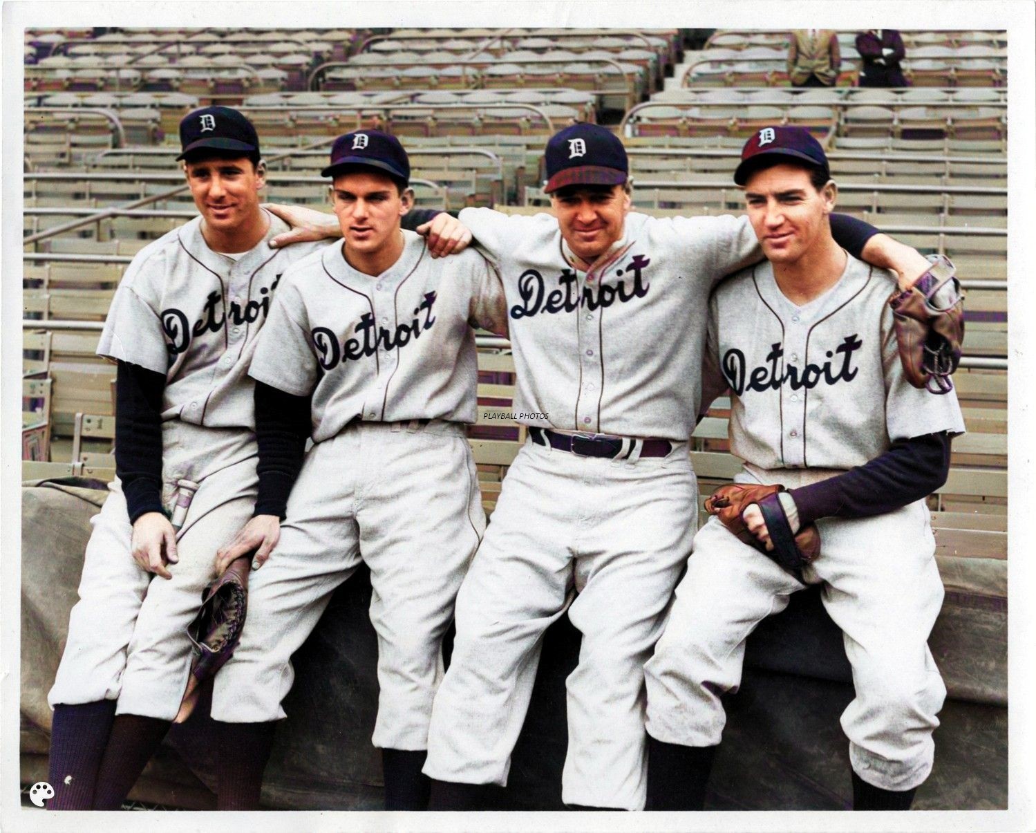 Barney Mccosky Detroit Tigers-Colorized 8×10 Colorized Print-FREE SHIPPING