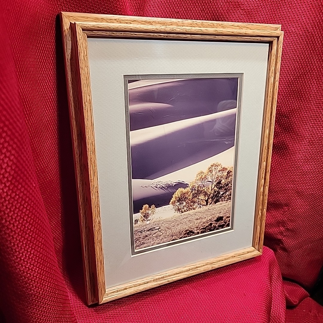 16″ SAND DUNE SUNDOWN Signed Photograph Print w perry conway Colorado Monument