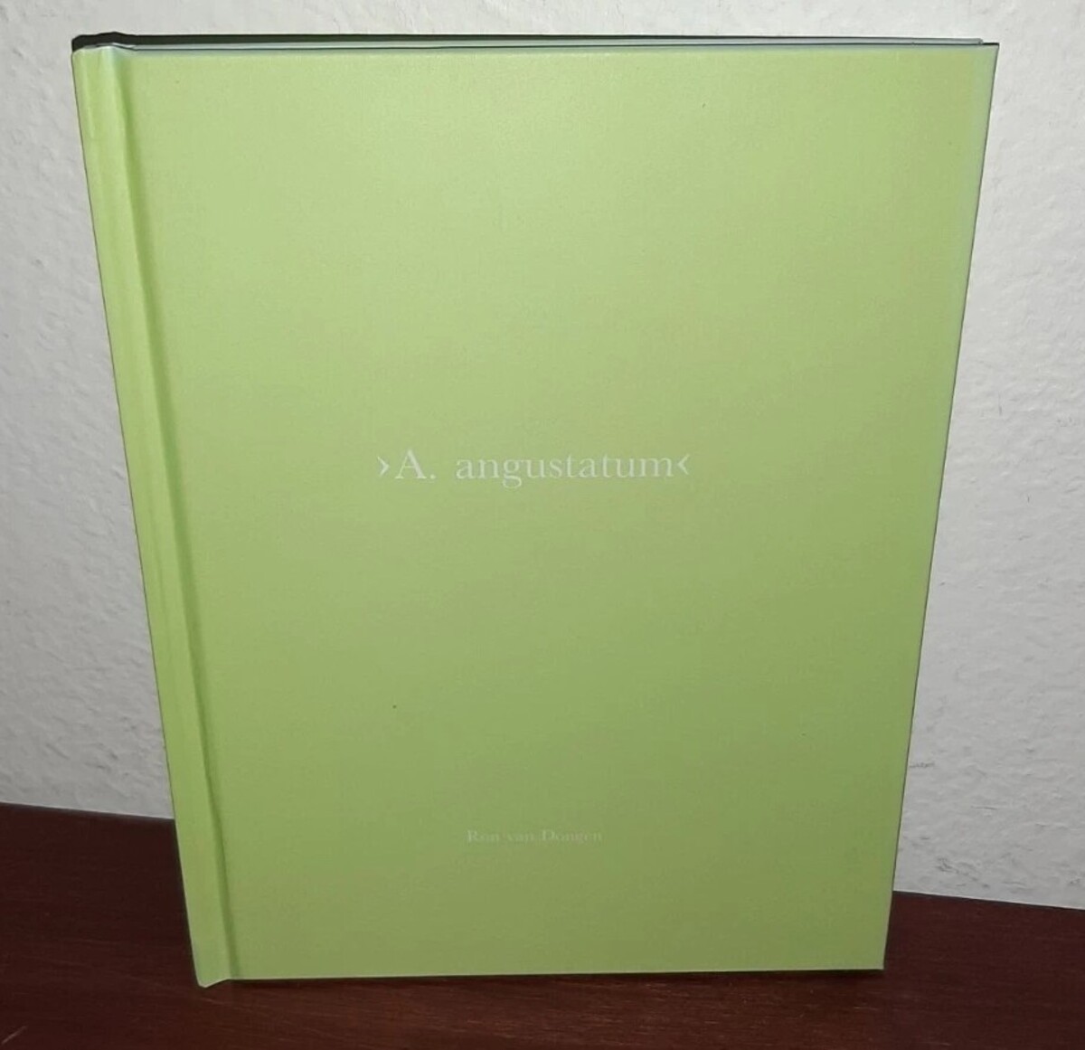 RON VAN DONGEN: One Picture Book Ltd Ed SIGNED w Photo ‘Arisaema Angustatum’ NEW