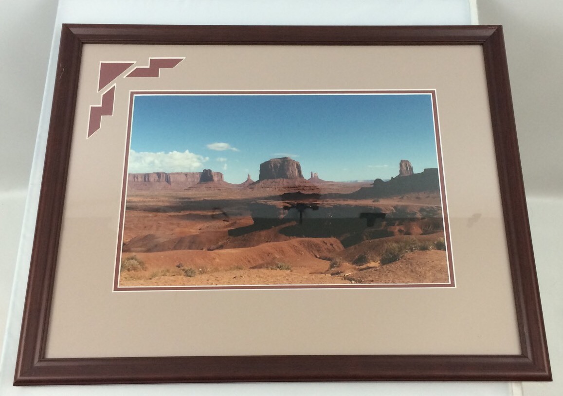 Professionally Framed w/ Mat “GRAND CANYON” Landscape Photograph, 20″ X 16″