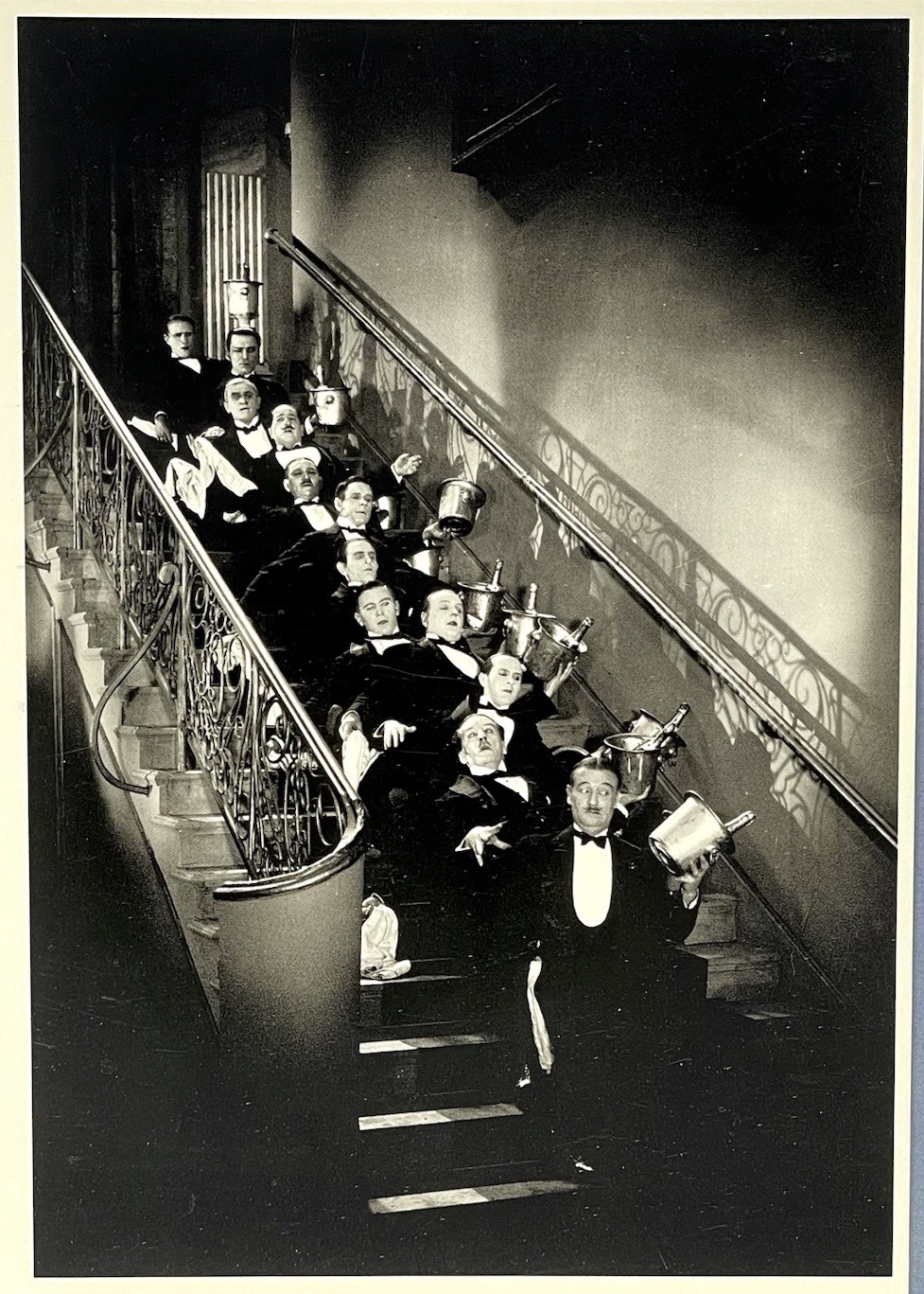 Waiters, 1926 – Fotofolio Art Photo Print Card 4.25”x6” Deco Champagne Buckets