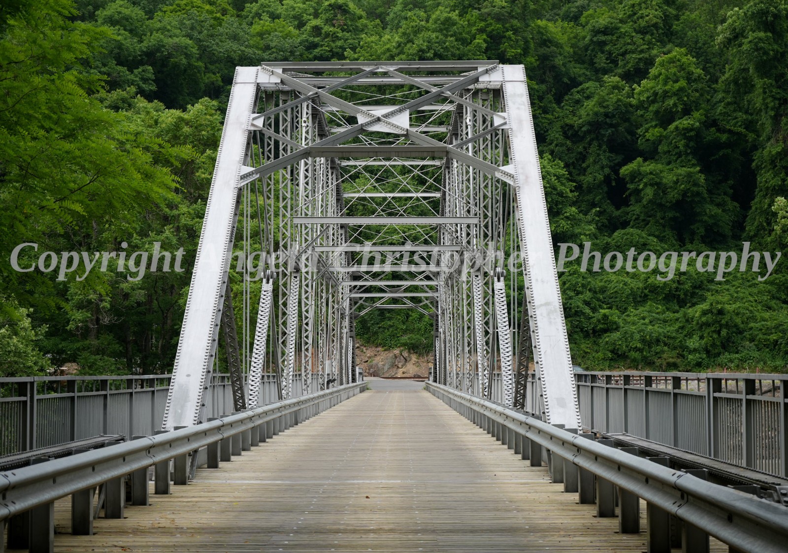 Original ACEO photo fine art print 2.5 x 3.5 inches FAYETTE STATION BRIDGE – WV