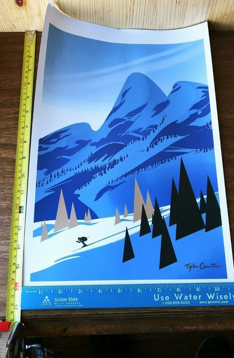 TY CARTER “WASATCH ROCKIES” FUJICOLOR CRYSTAL ARCHIVE ART PRINT.