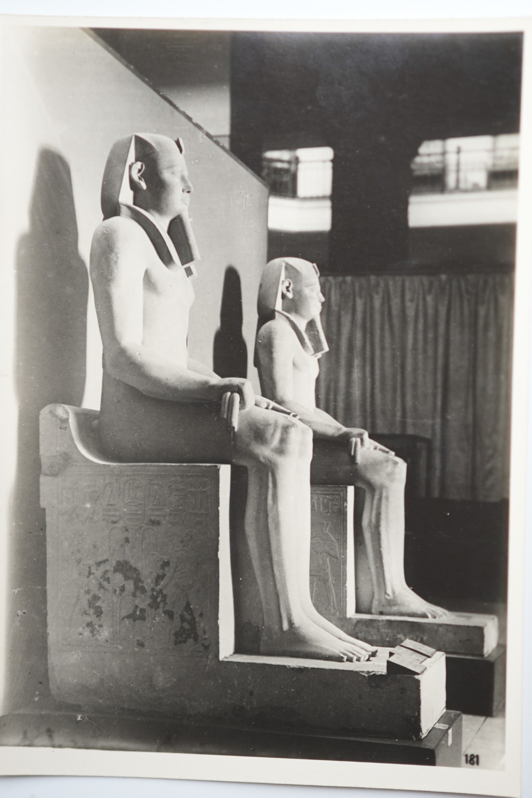 Vintage Original Silver Gelatin Bromide Photo Egypt Cairo Museum 13x18cm