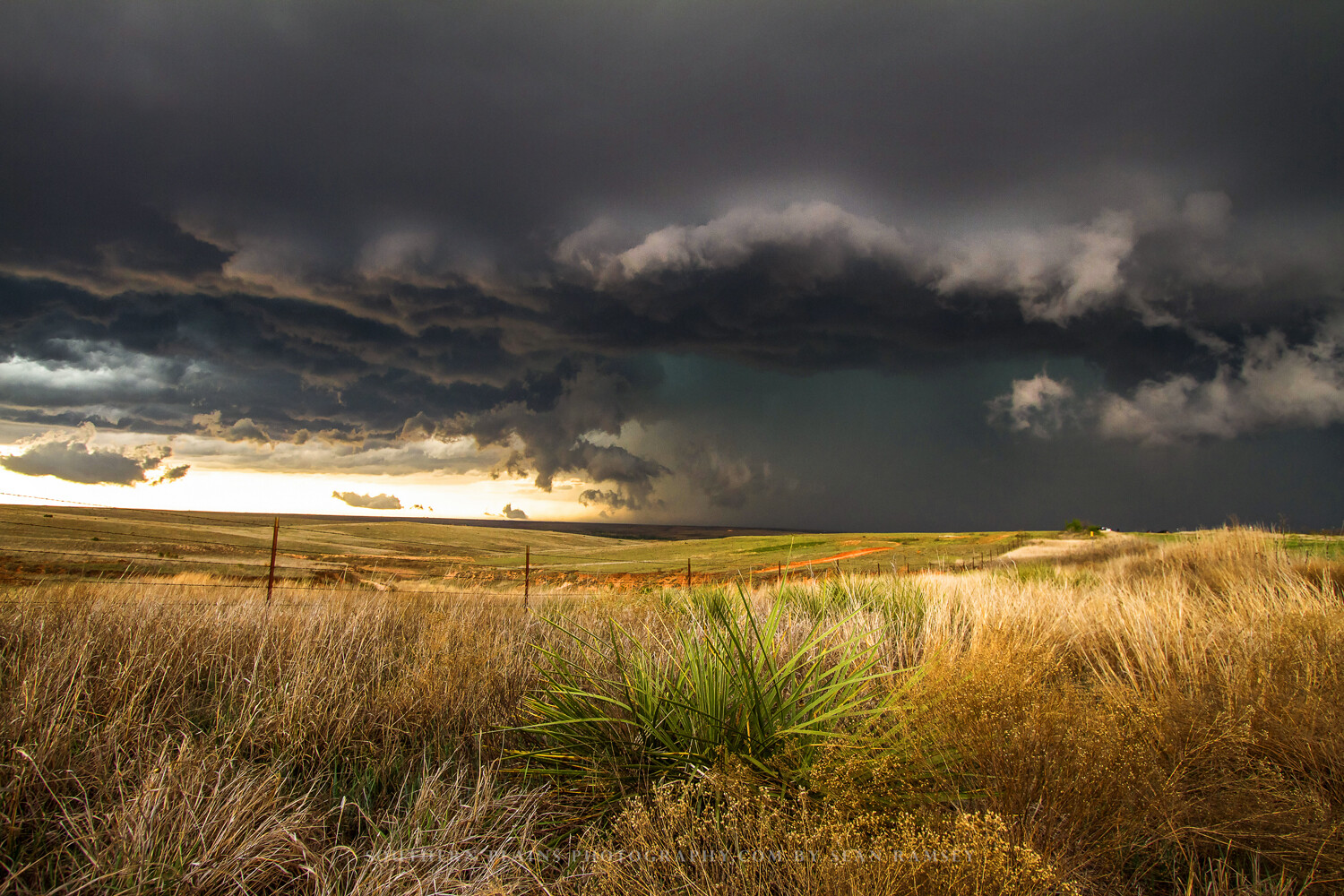 Storm Photography Print – Picture of Thunderstorm Over Plains in Texas Panhandle