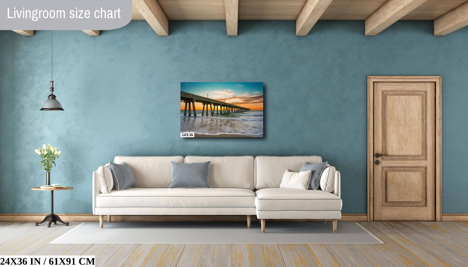 Coastal Awakening: Wrightsville Beach Jonnie Mercers Fishing Pier Metal Wall Art