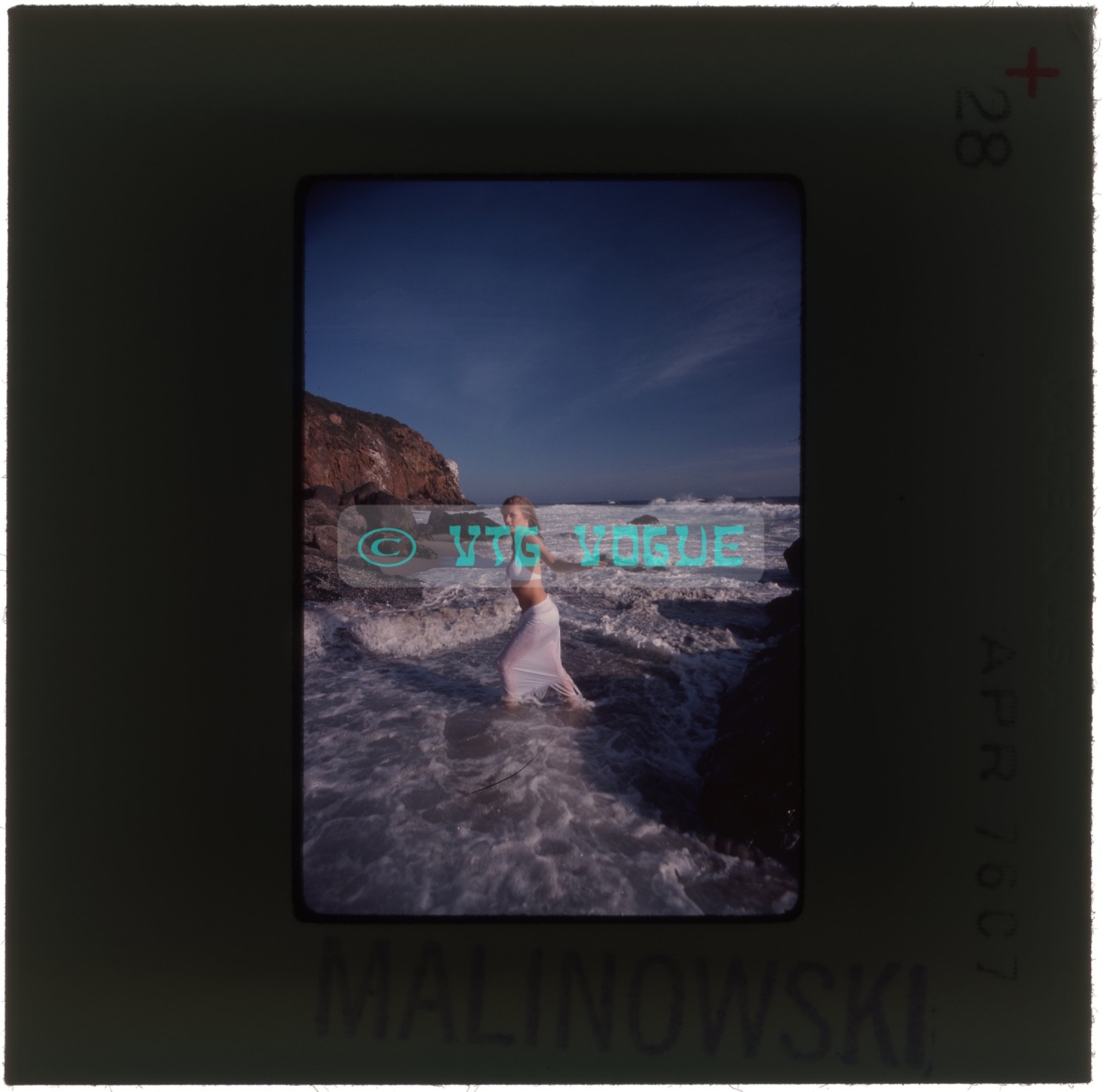 MARTHA SMITH Playboy Playmate 1976 Original OOAK Stan Malinowsky 35mm Slide B5