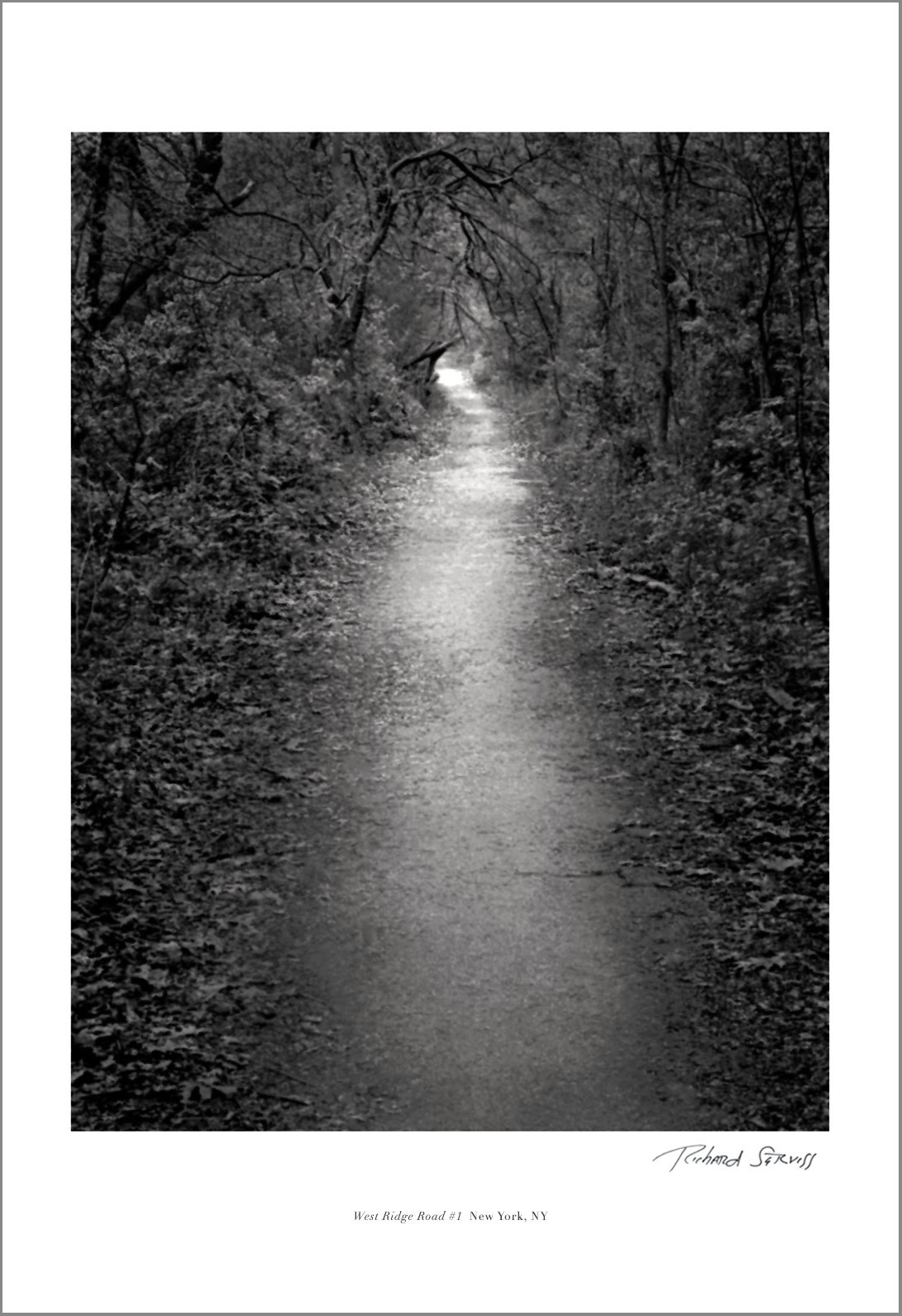 New York City – Inwood – Signed Print by Photographer Richard Serviss