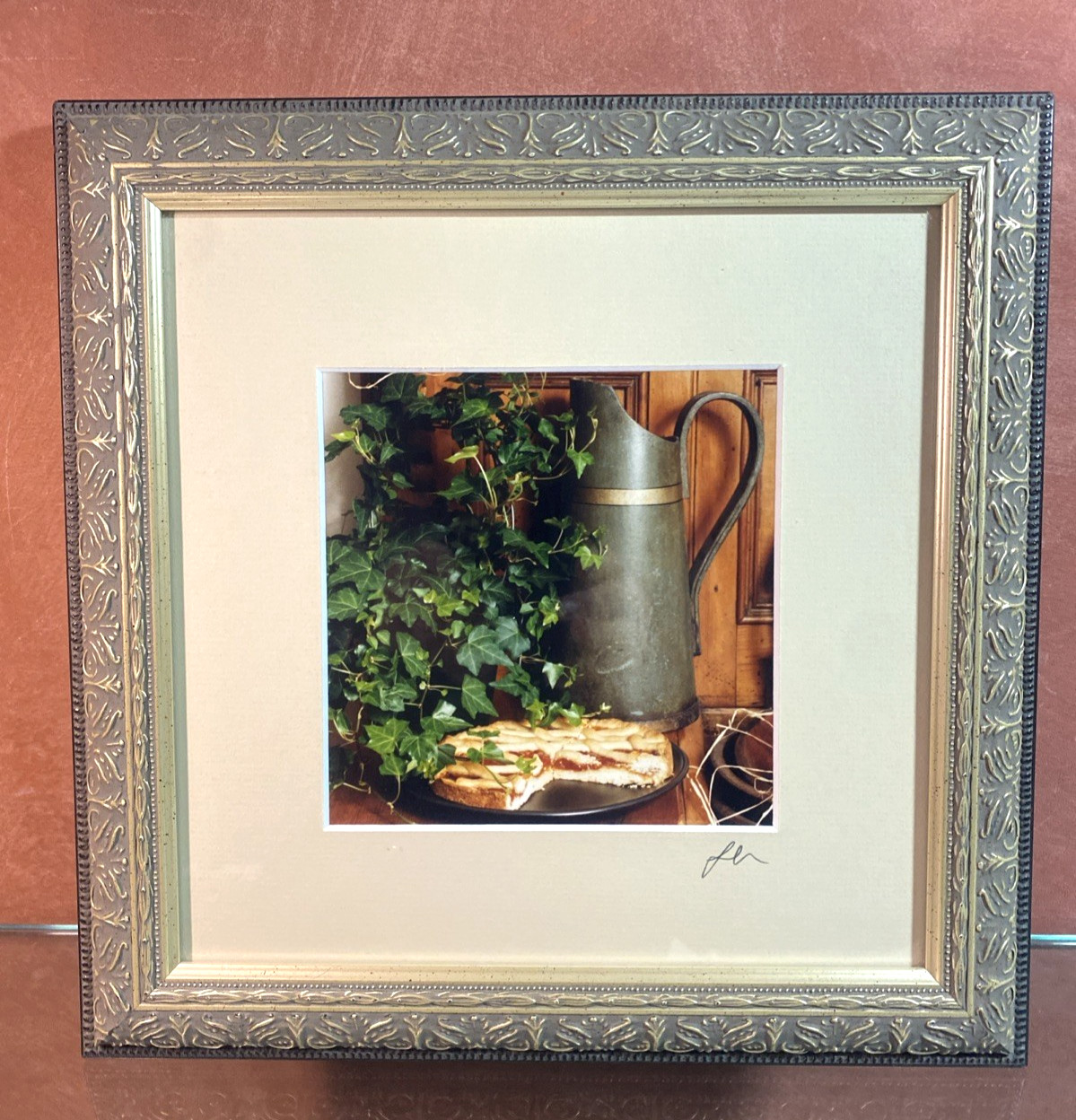 Larry Kanfer Original Photograph “PIE” Signed and Beautifully Framed 12″ X 12″