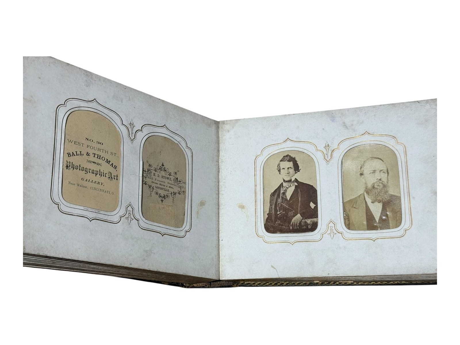 Reconstruction Era Nashville Commandery No 1 Knights Templar CDV Album / 1868