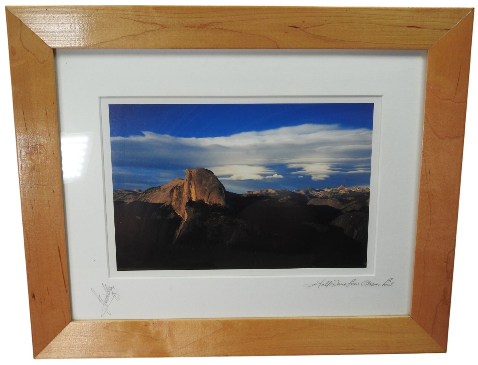 Half Dome from Glacier Point Yosemite National Park Framed Photo 16.5×13.5