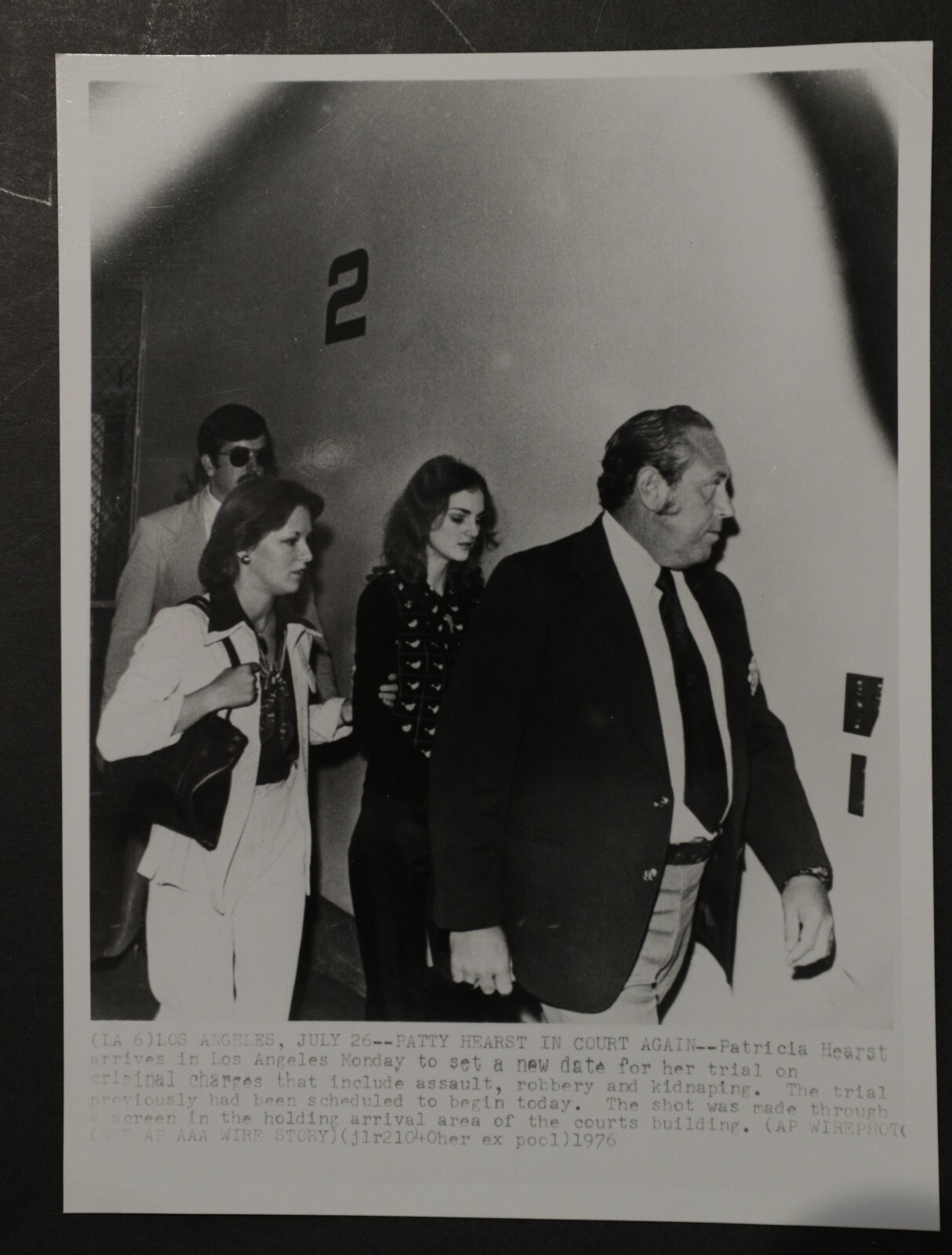 Patty Hearst, Symbionese Liberation Army Press Photograph 9×7, b/w 1976