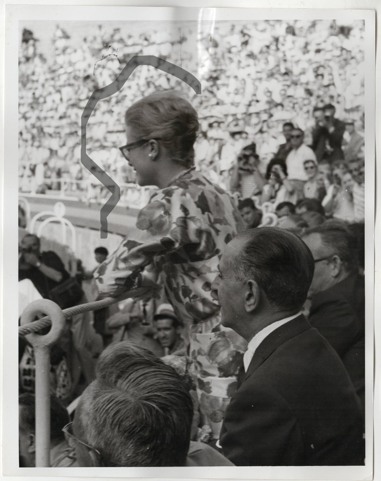 26×20 Vintage Archive Photo 1961 Princess Grace Kelly of Monaco