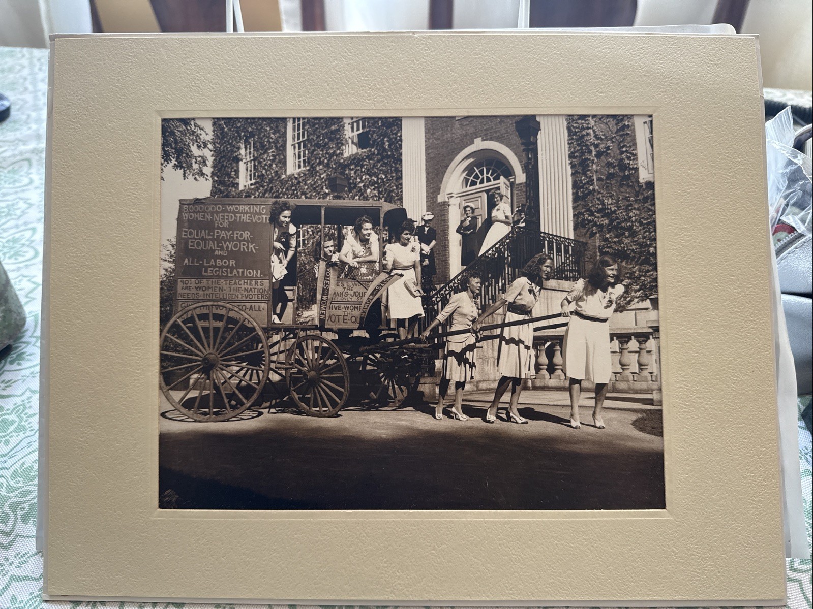 Photograph Brearley Collection Women’s Rights photo Union Equal Pay Vote 1942
