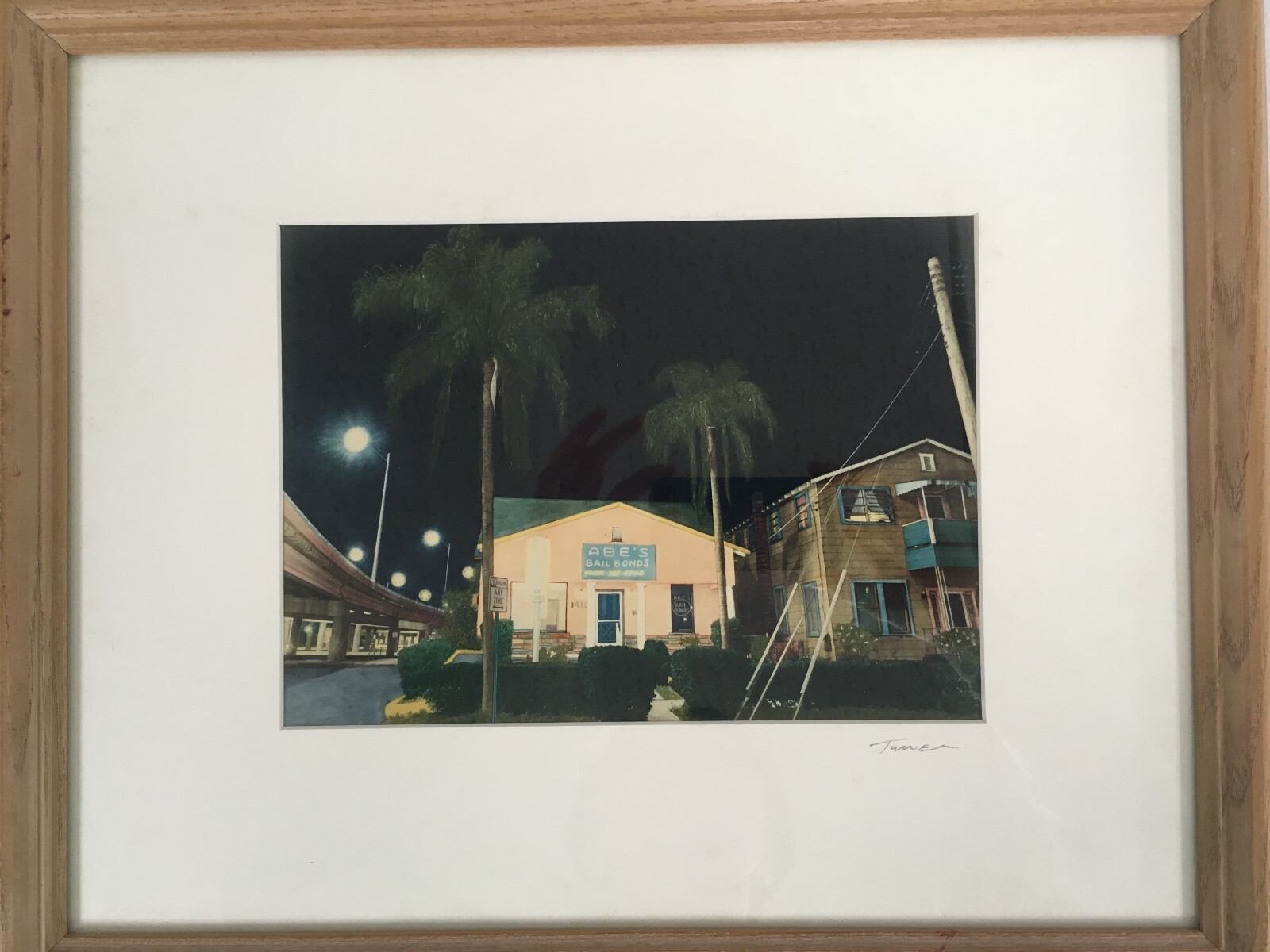 Bill Turner Photograph~Photo~Abe’s Bail Bonds~Miami~South Florida~Prof. Framed