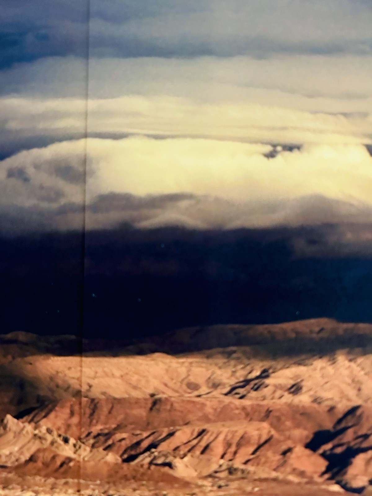 Triptych 3 Panel Photograph Dead Sea Sunset Facing Jordan Signed D Emerson 2006