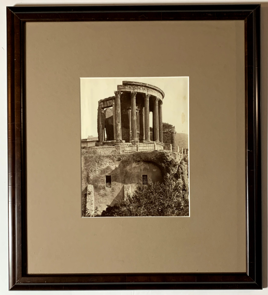 Photograph: JAMES ANDERSEN. “PLUTO.” Framed under Museum glass. 19th c.