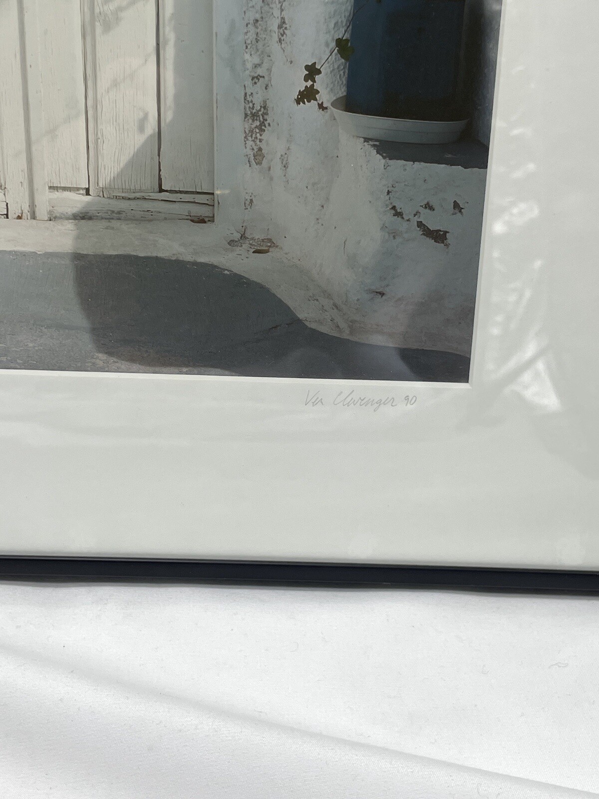 Santorini Doorway #1 Vern Clevenger Numbered Framed Signed Photograph #2/500