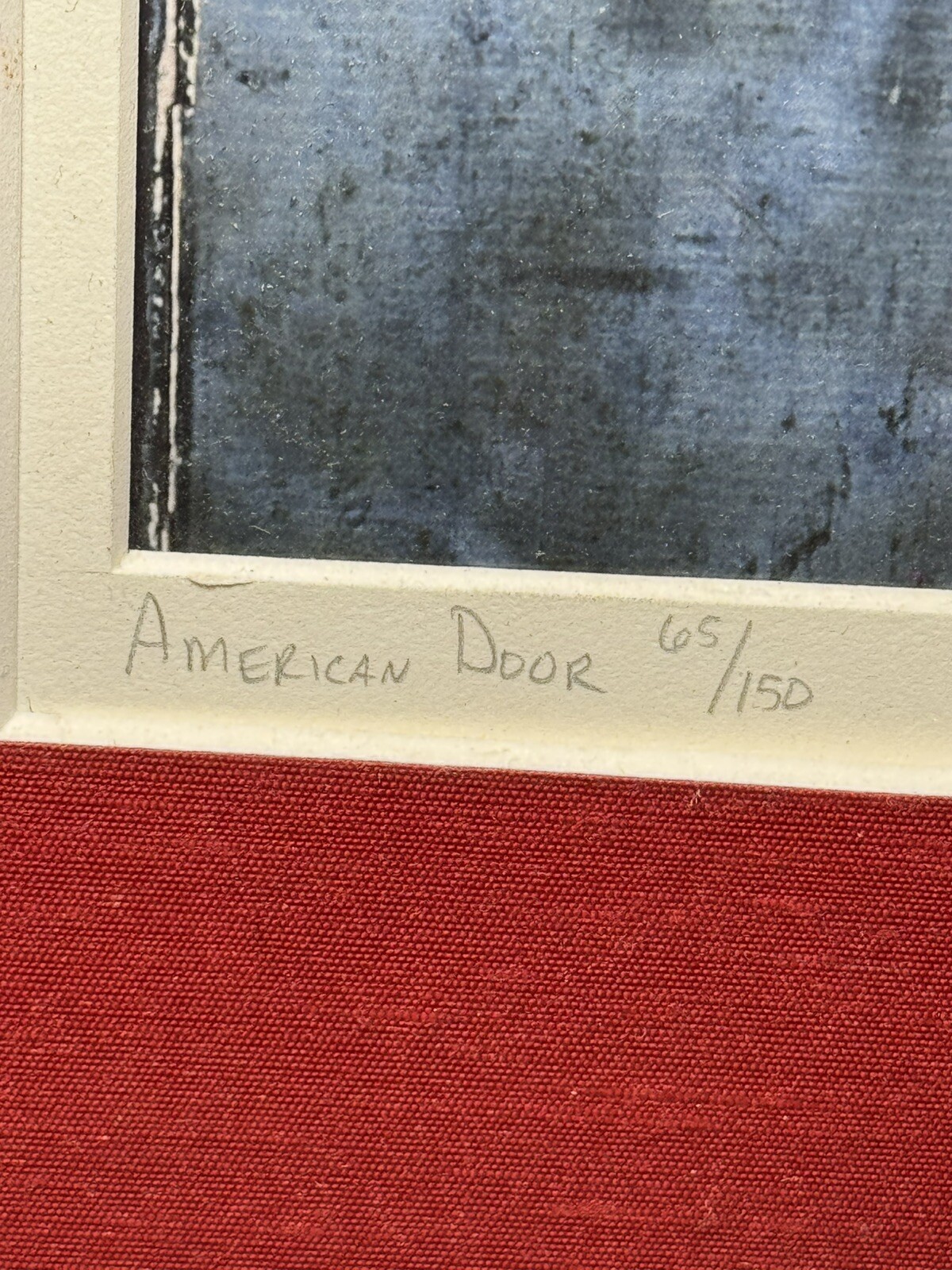 Carol Weeks ‘American Door’ Home Original Signed Art Photograph #’d 65/150 RARE!