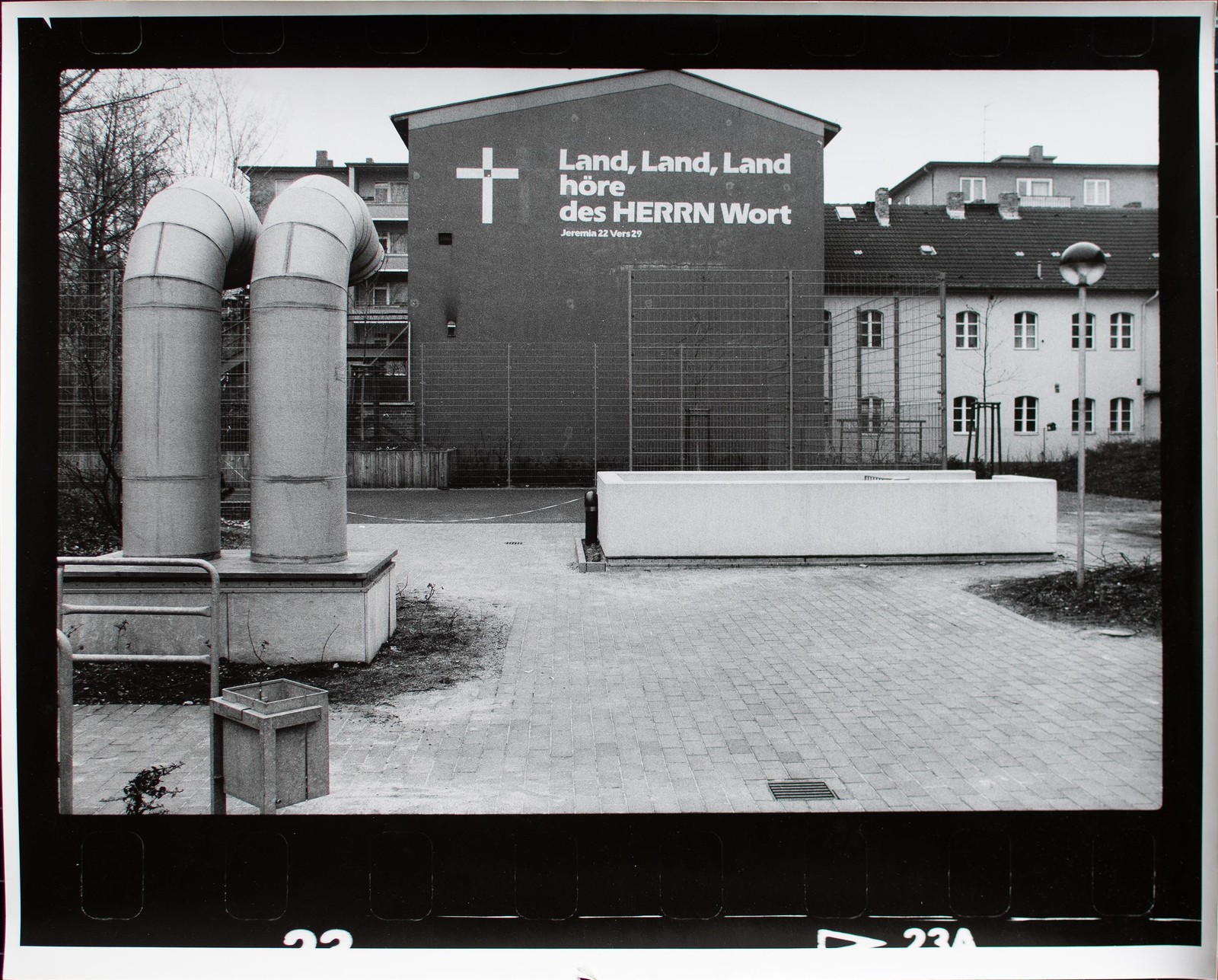 Berlin Wedding City View Author Photograph Uwe Haack Signed Photography 1986