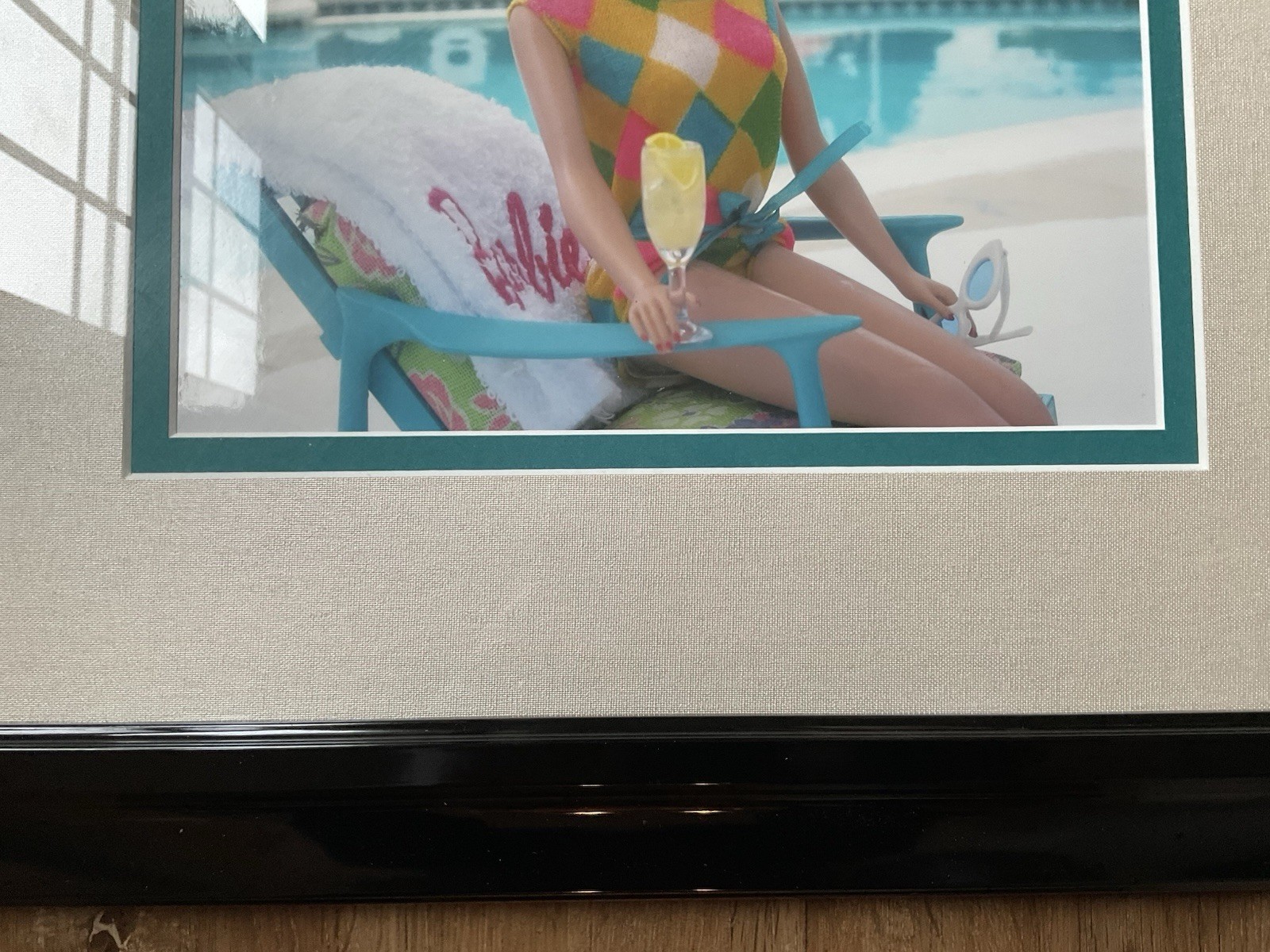 Barbie Photography Art Framed Matted 18.5” X 16.5” Lot 4