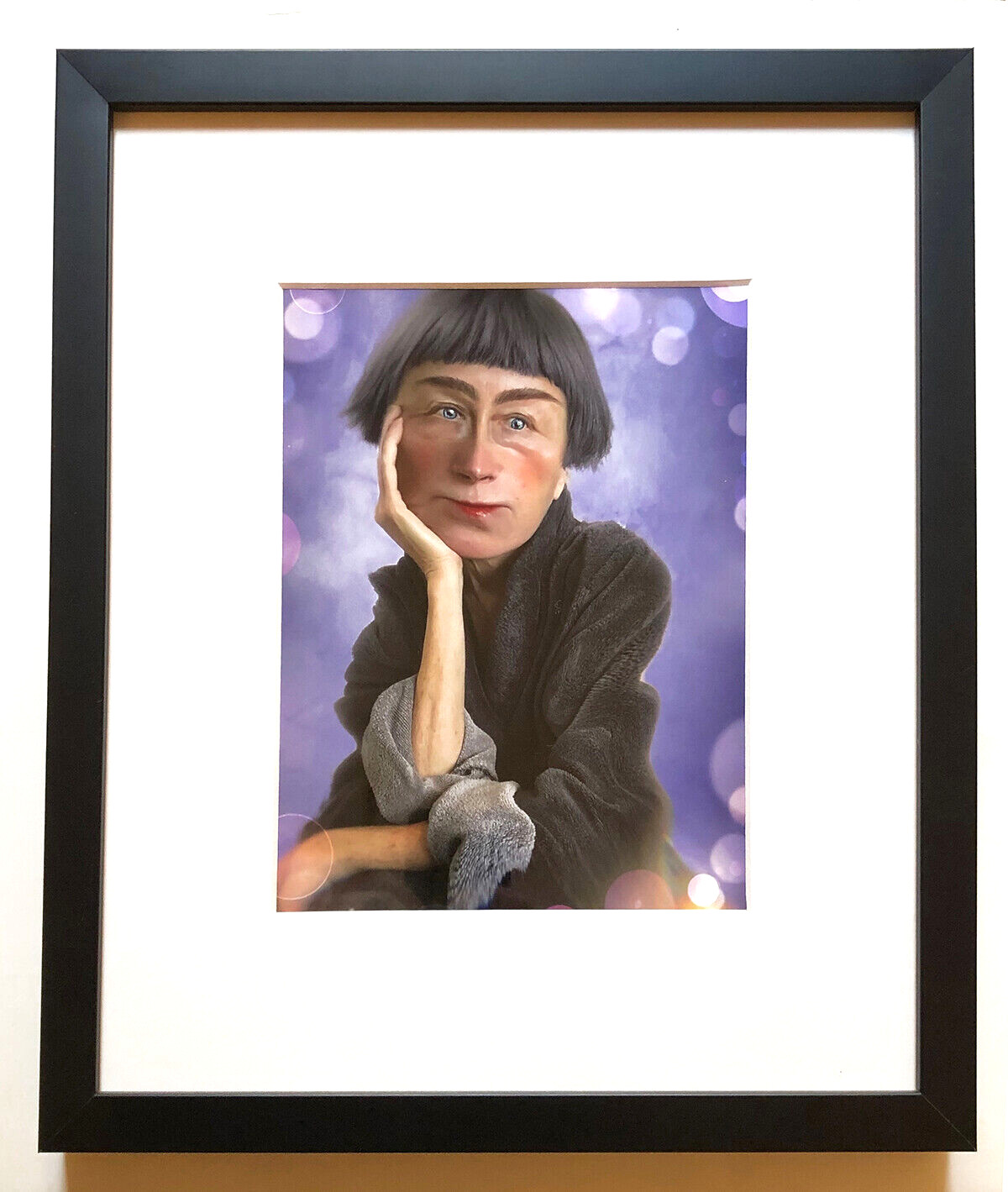CINDY SHERMAN IN A PENSIVE SORT OF MOOD 2017 COLOR PHOTOGRAPH FRAMED