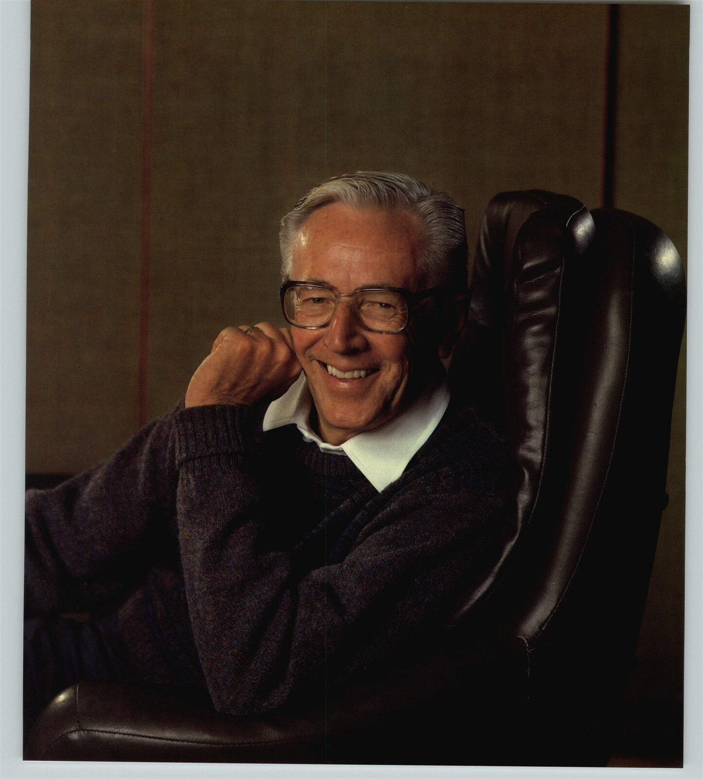 1990-91 1992 Original Yousuf Karsh Charles Schulz Portrait Photo Gravure Art