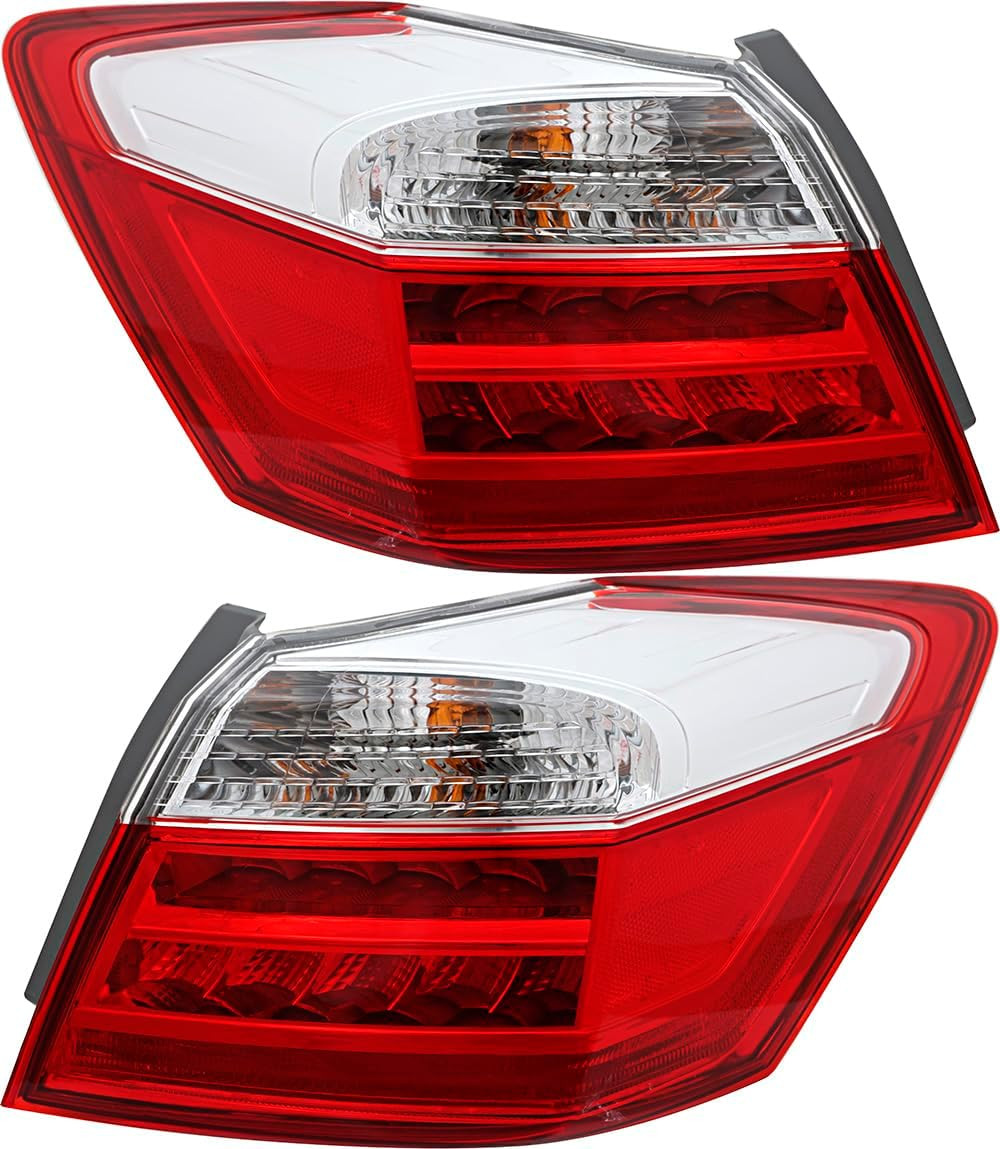 For Honda Accord Sedan Outer LED Tail Light 2013 2014 2015 Driver Left and Passe