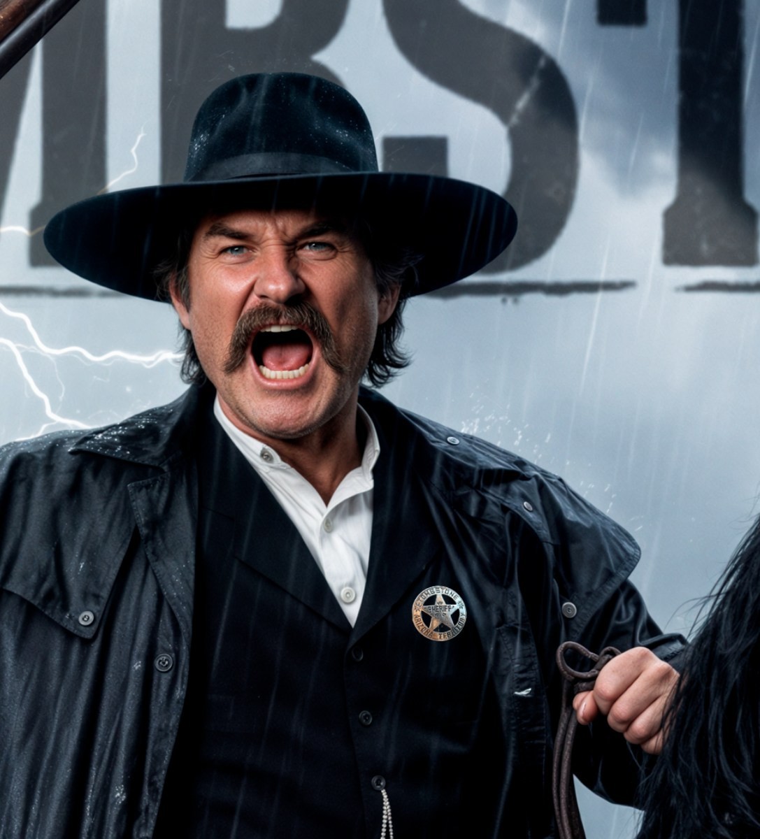 Tombstone 90s Kurt Russell – Hell’s Comin’ With Me Metal Sign Art 11″ x 14″