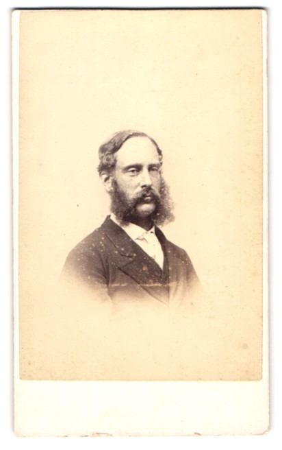 Photography Thing, India, Man in Suit with Whisper CDV / Cabinet Photo