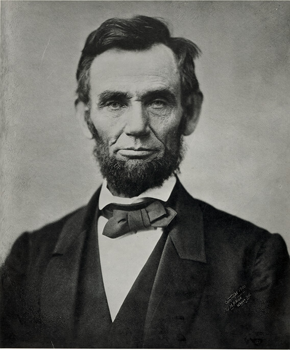 Abraham Lincoln Photograph – Vintage Photo from 1863