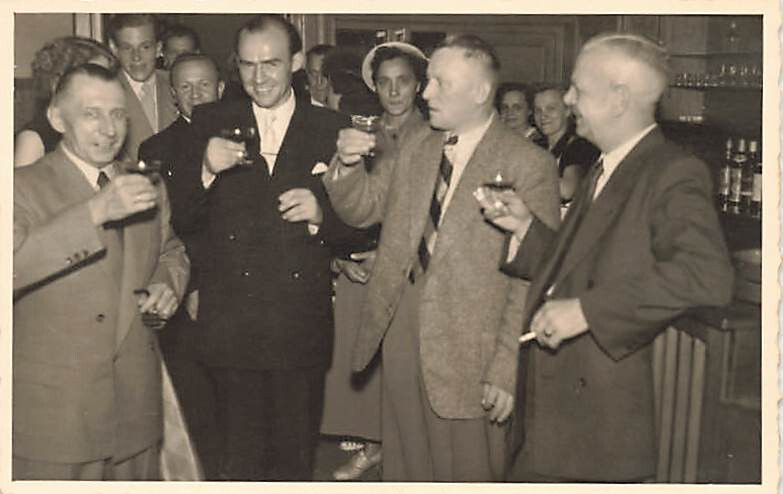 Old photo party party approx. 13.3 x 8.5 cm collection resolution dsc4844f